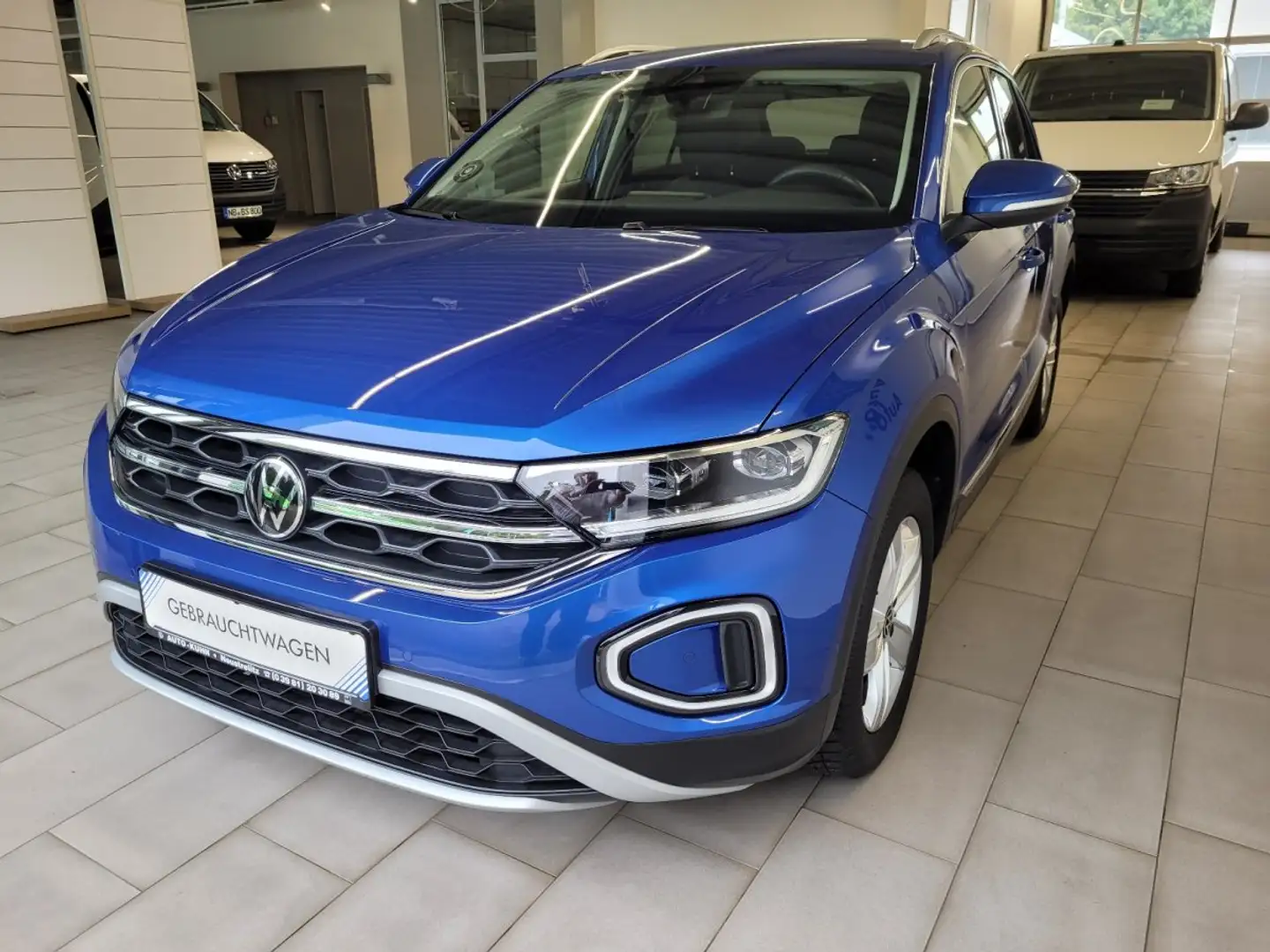 Volkswagen T-Roc 1.5 TSI 110KW DSG Style,Nav,RearView,Rückfk. Blau - 2