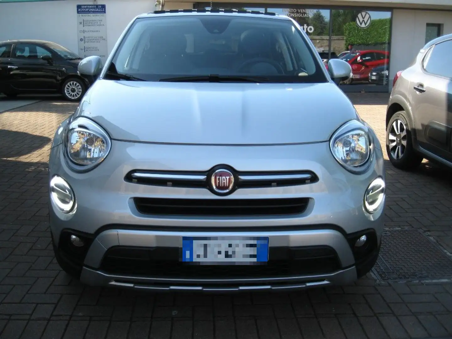 Fiat 500X 1.0 T3 120 CV Cross con TETTO PANORAMICO APRIBILE Argento - 1