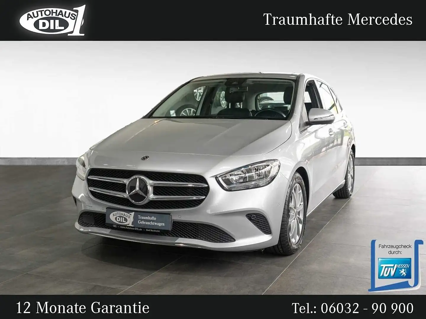 Mercedes-Benz B 180 d *1.Hd.*R-KAMERA*TOTWINKEL*BREMSE NEU* Zilver - 1