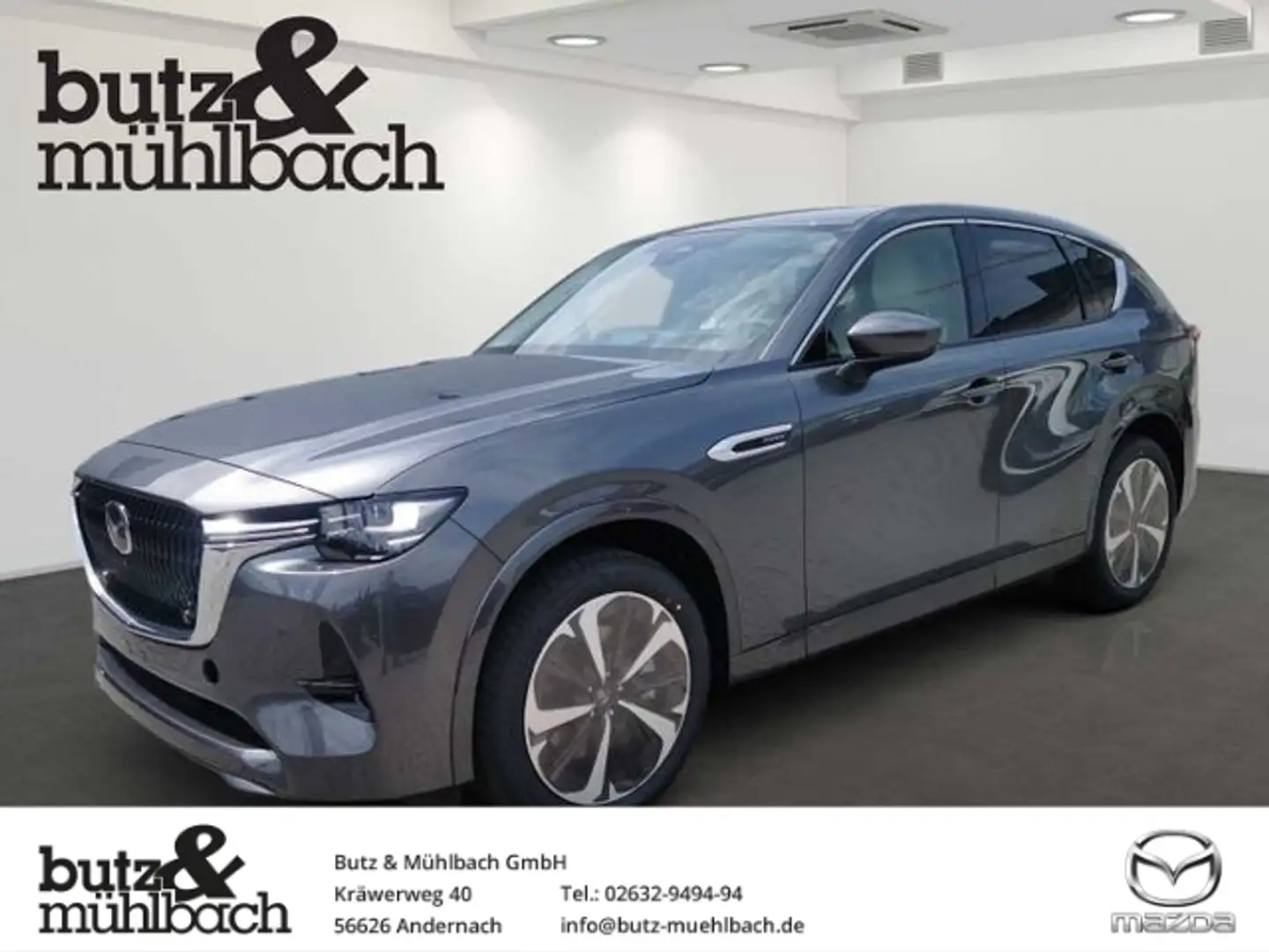 Mazda CX-60 Takumi Diesel e-SKYACTIV-D 254 Panorama Navi Leder Gri - 1