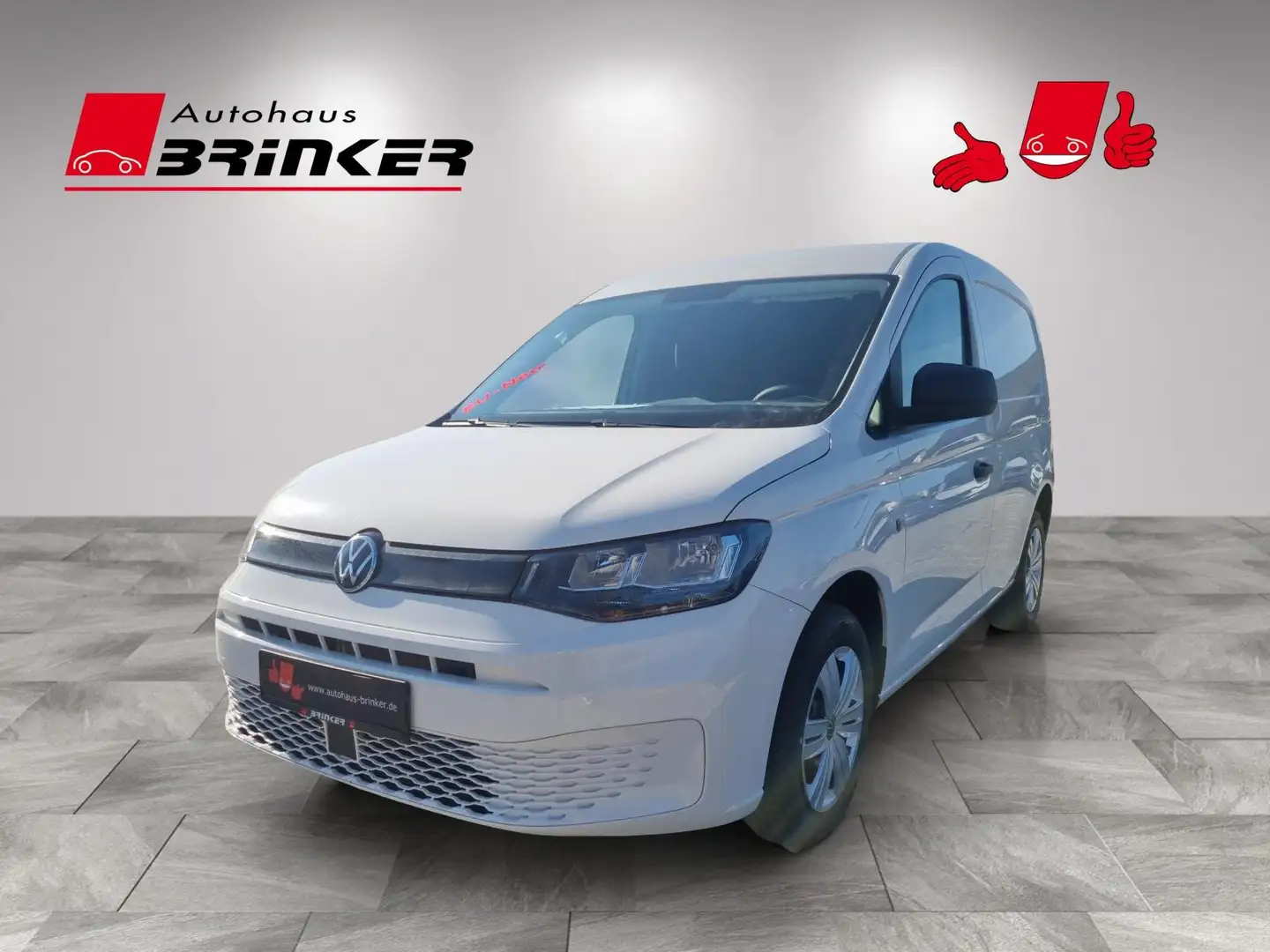 Volkswagen Caddy Basis 1.5 TSI Android Auto Bianco - 1