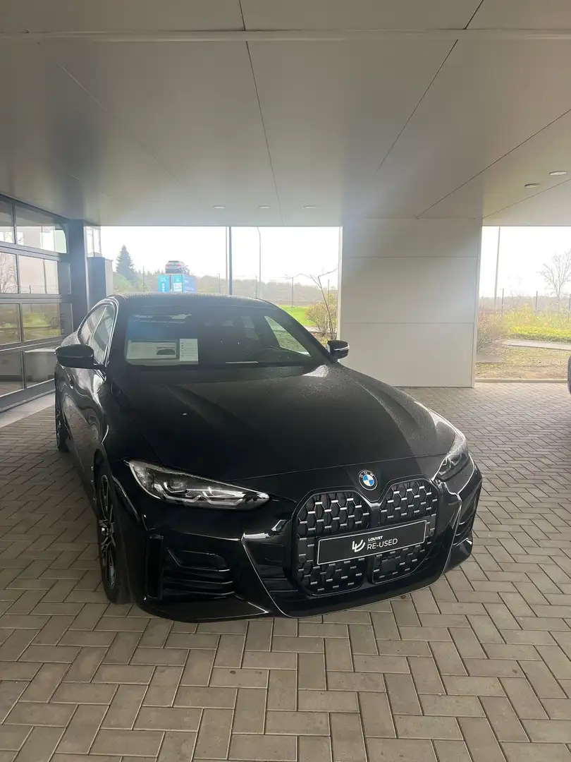 BMW 420 BMW 420i G26 Gran Coupé M Sport Zwart - 1