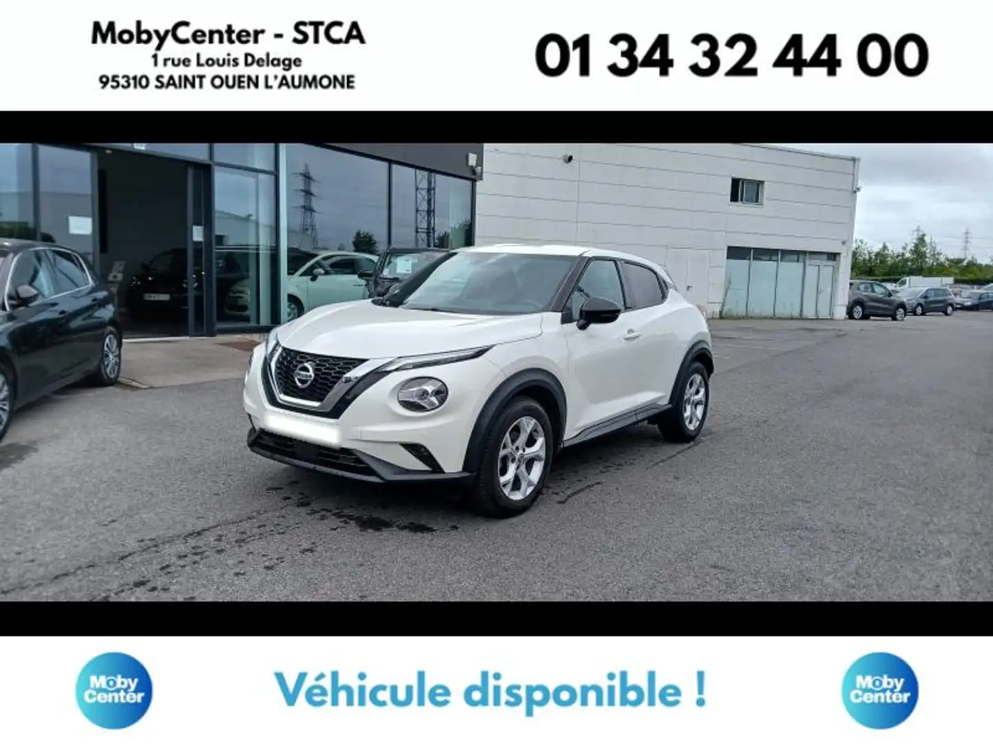 Nissan Juke 1.0 DIG-T 117ch N-Connecta Blanc - 1