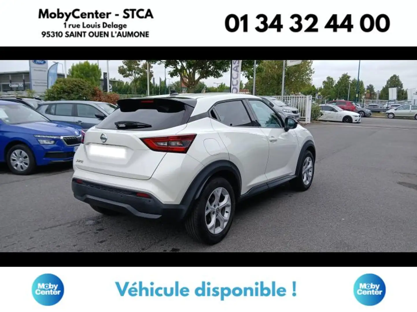 Nissan Juke 1.0 DIG-T 117ch N-Connecta Blanc - 2