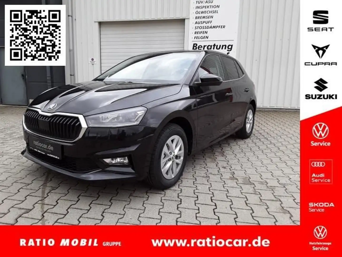 Skoda Fabia FABIA STYLE 1.0 TSI DSG KLIMA SITZHEI. EINPARKH. Noir - 1