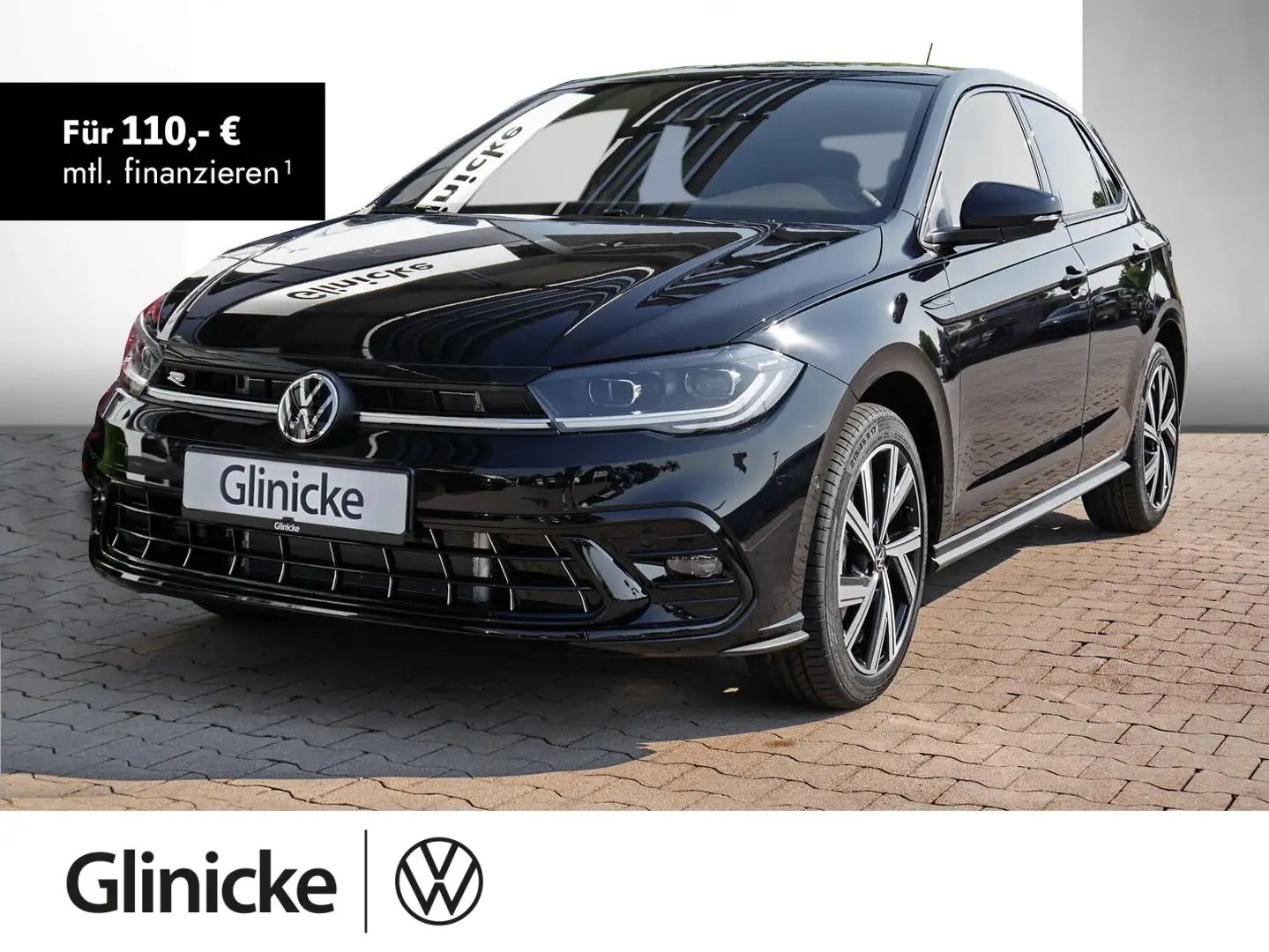 Volkswagen Polo R-Line 116 PS DSG | Navi | IQ.DRIVE uvm. Schwarz - 1