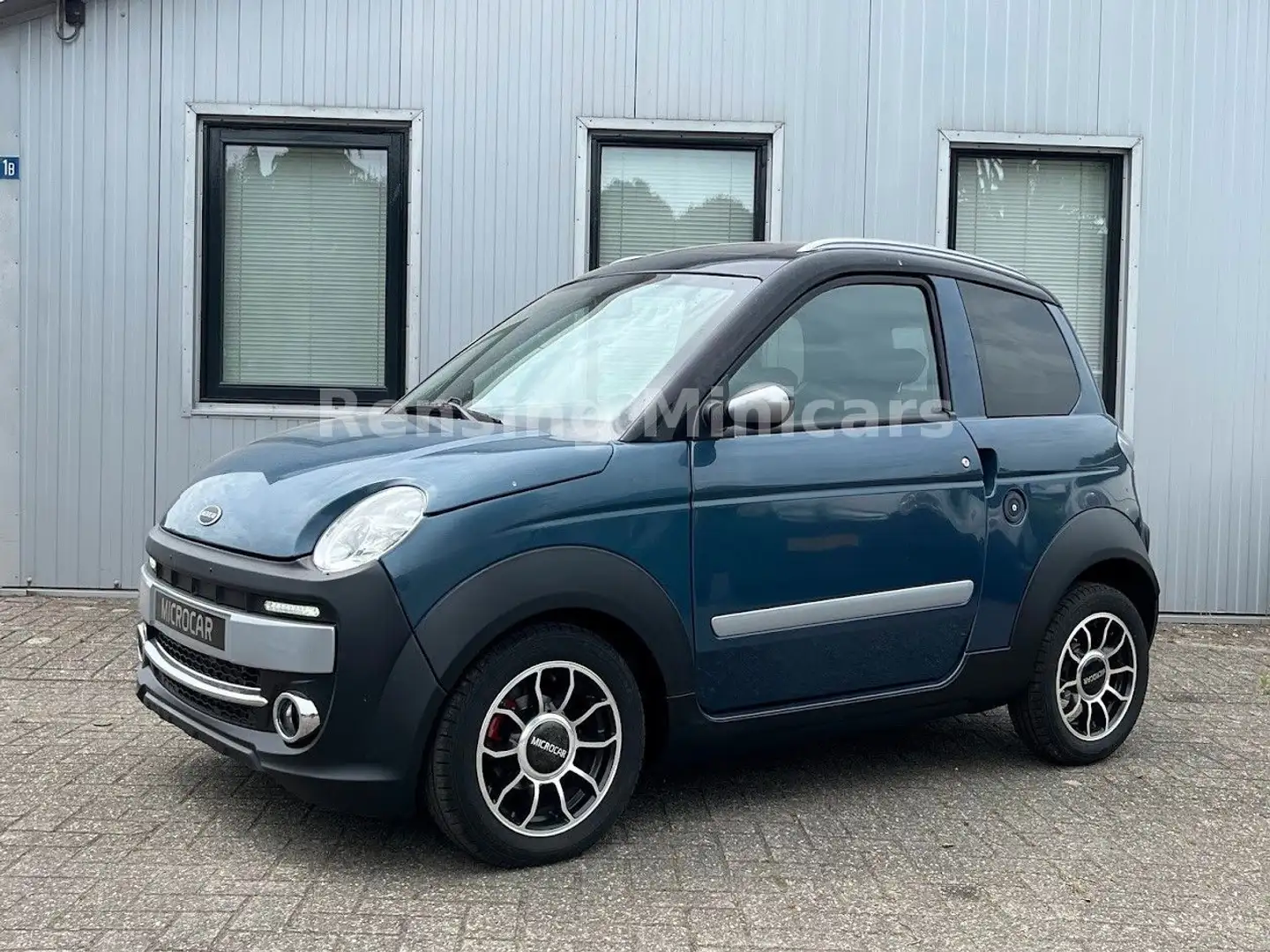 Microcar M.Go HIGHLAND XXL Koffer Mopedauto Minicar 45 KM Blau - 1