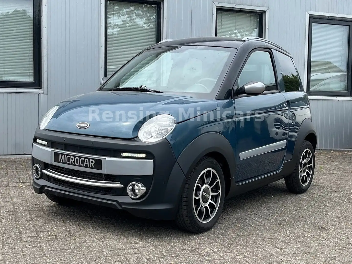 Microcar M.Go HIGHLAND XXL Koffer Mopedauto Minicar 45 KM Blau - 2