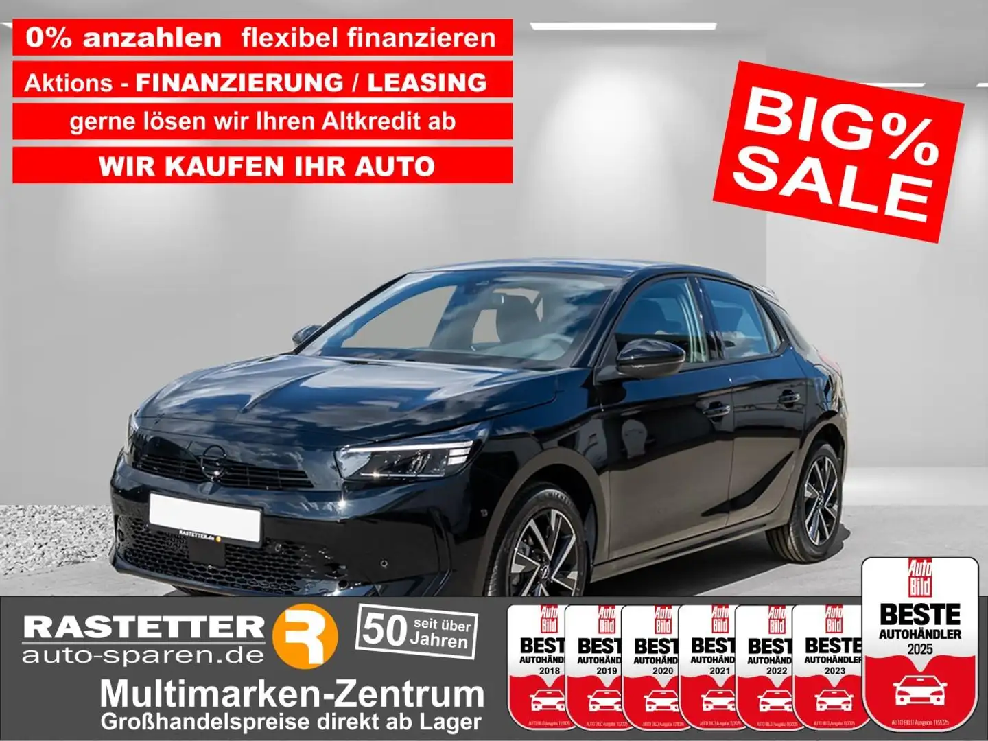 Opel Corsa F DIT Aut. GS facelift+Active+Tech+Komf+ACC+Sitzhz Noir - 1
