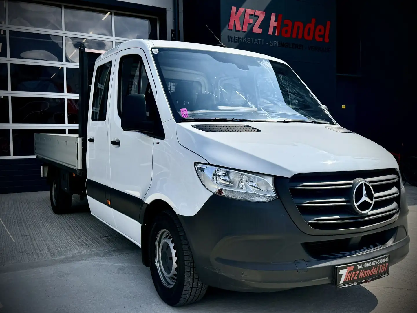 Mercedes-Benz Sprinter Pritsche 314 "7-Sitzer) Weiß - 1