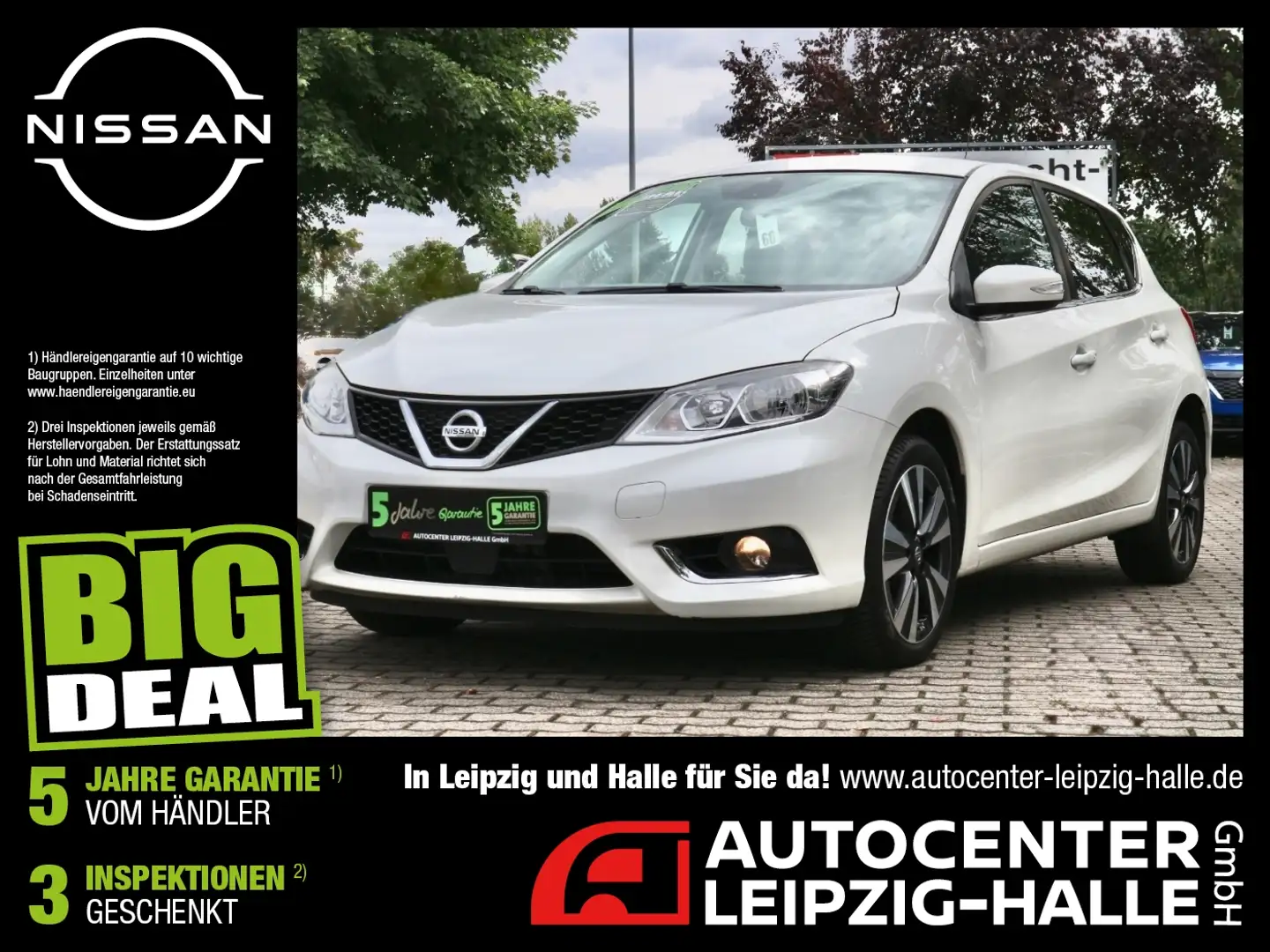 Nissan Pulsar 1.2 DIG-T N-Connecta Navi Kamera KlimaAuto Wit - 1
