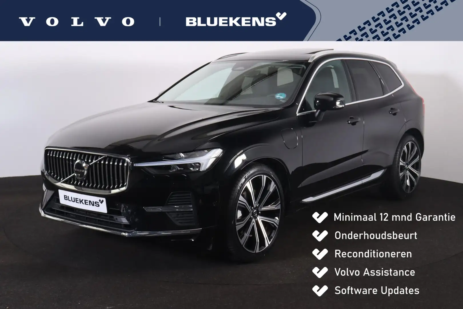 Volvo XC60 T6 Recharge AWD Plus Dark - Luchtvering - Panorama Zwart - 1