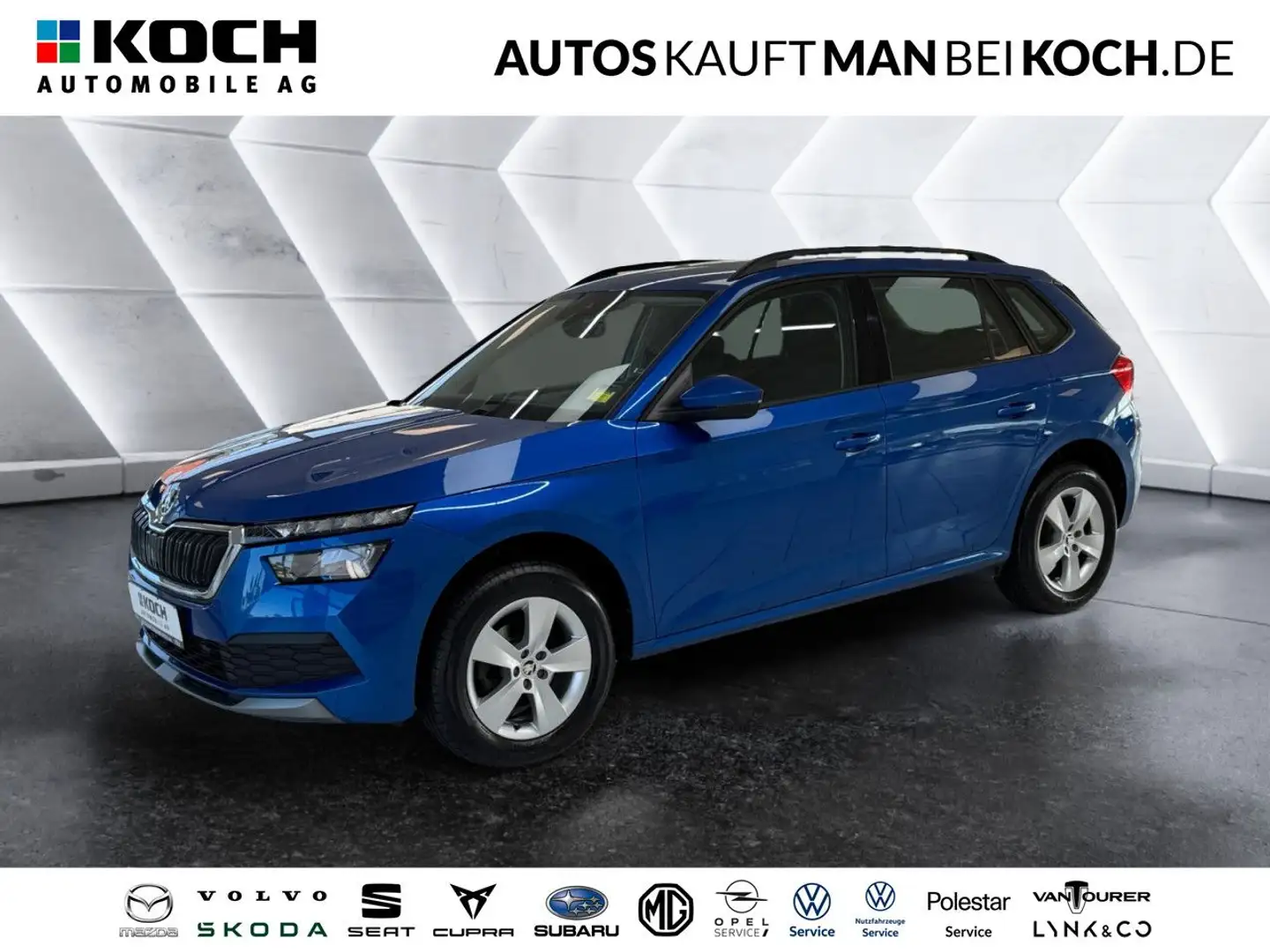 Skoda Kamiq 1.0 TSI DSG Ambition Plus LED SHZ PDC TEMP Blau - 1