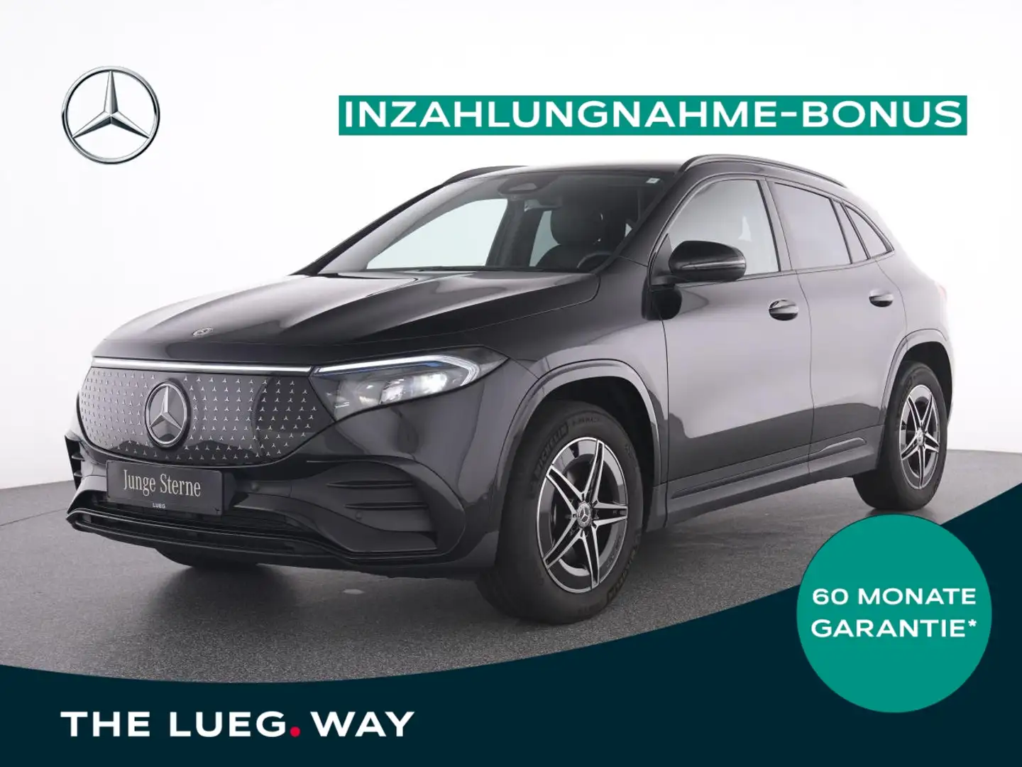Mercedes-Benz EQA 250 AMG+MBUX+LED-HP+EHeck+Night+Amb+SHZ+RFK+ Schwarz - 1