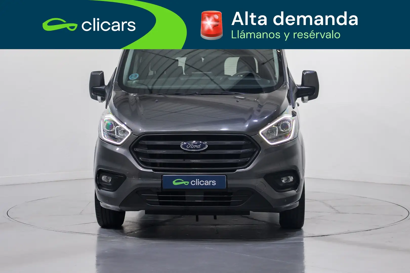 Ford Transit Custom FT 320 L1 Kombi Trend EcoBlue 150 Gris - 2