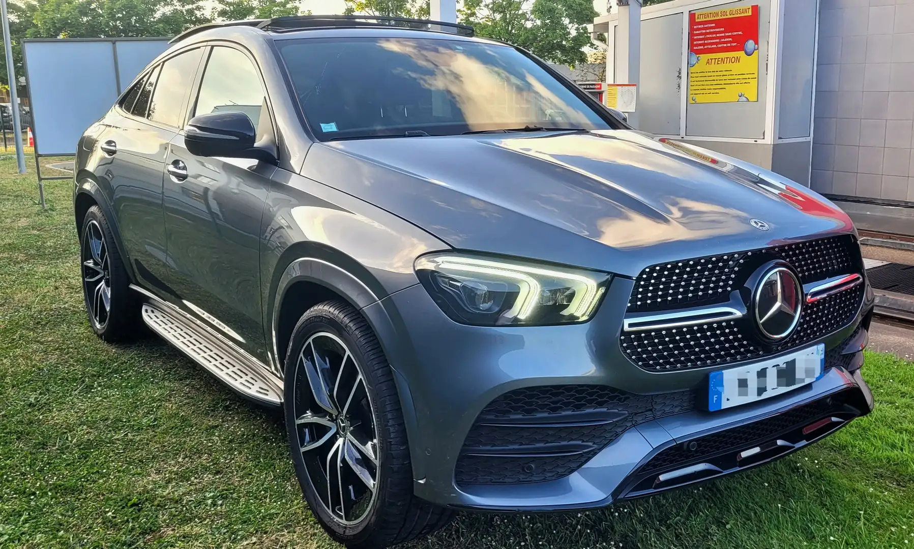Mercedes-Benz GLE 400 GLE Coupé 400 d 9G-Tronic 4Matic AMG Line Argent - 1