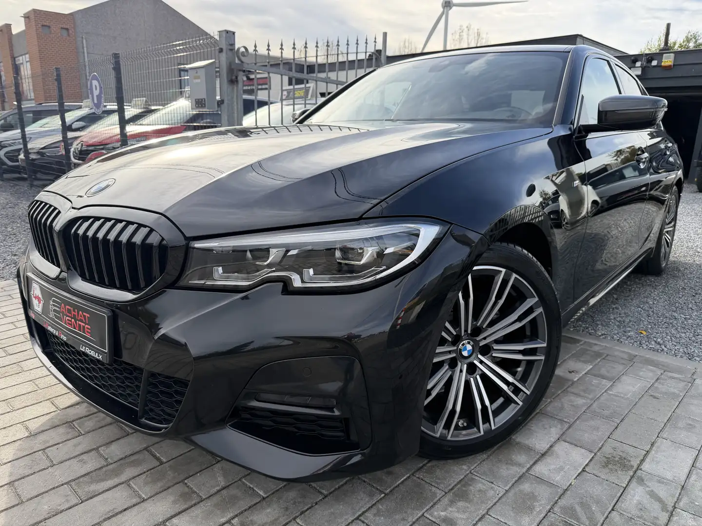BMW 318 318i- Pack M-Cuir Alcantara🔝Automatique🔝 Noir - 1