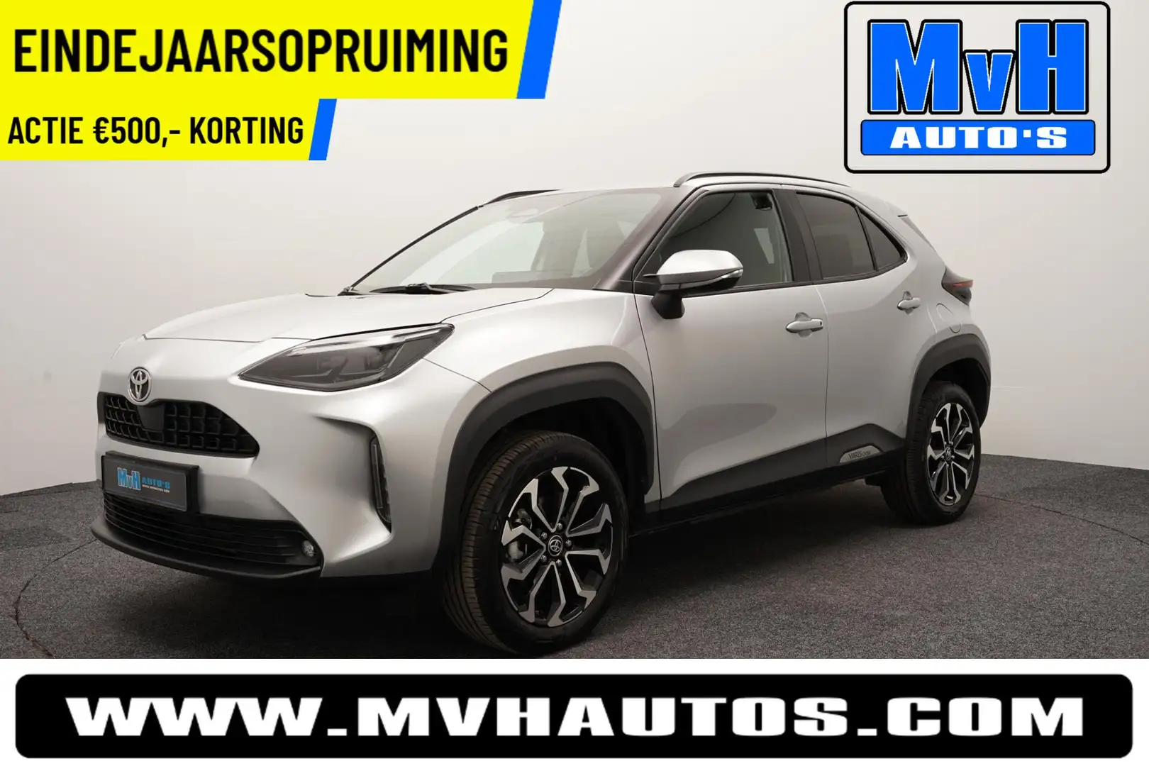Toyota Yaris Cross 1.5 Hybrid Business Plus|LUXE!|NAVI|CAMERA Zilver - 1