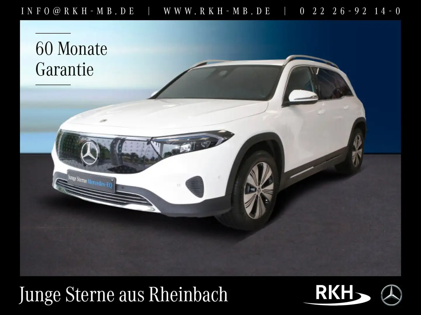 Mercedes-Benz EQB 300 EQB 300 4M Progressive 360°/Distron/Totw/7-Sitze Білий - 1