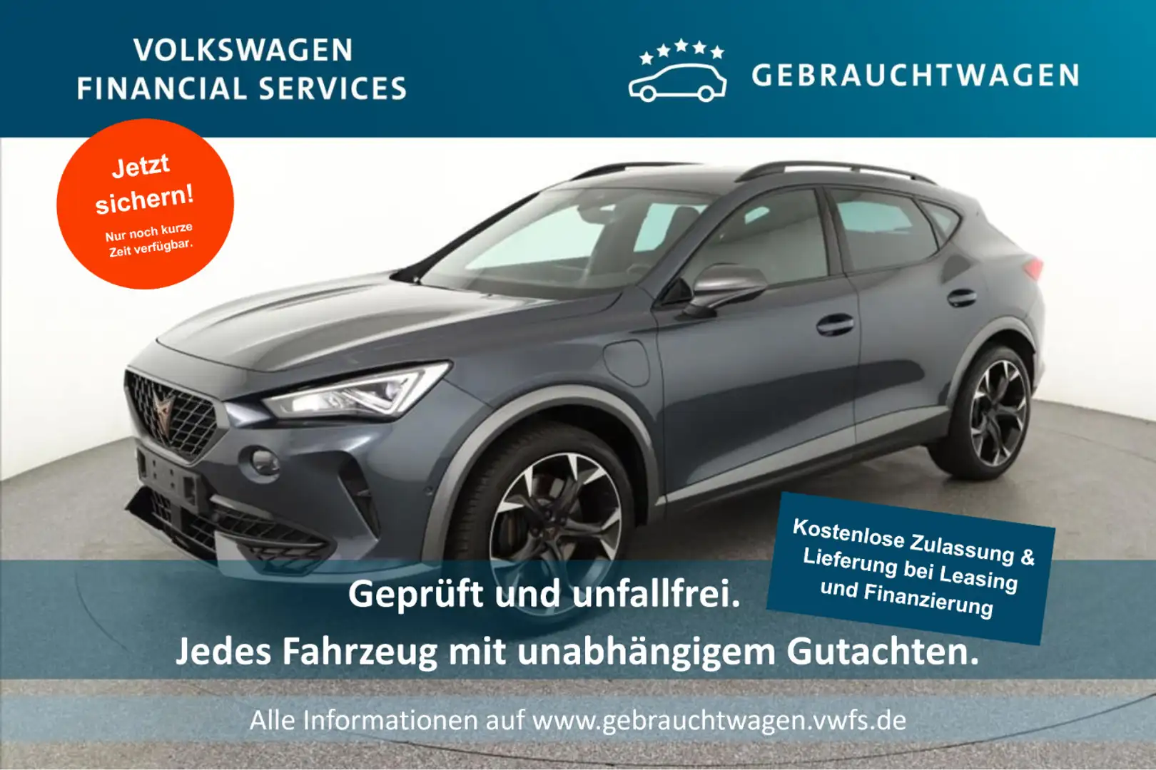 CUPRA Formentor VZ 1.4 e-Hybrid DSG RFK*PDC*Tempo*SH Gris - 1