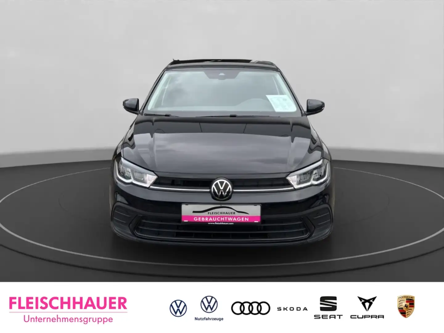 Volkswagen Polo VI TSI 1.0 Life+KLIMAAUT+ACC+DAB+SHZ+LED Schwarz - 2
