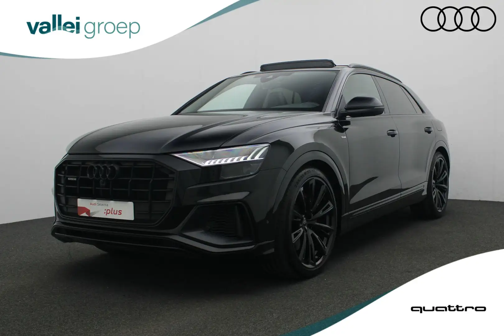 Audi Q8 60 TFSI e 462 pk tiptronic quattro Pro Line S Comp Zwart - 1