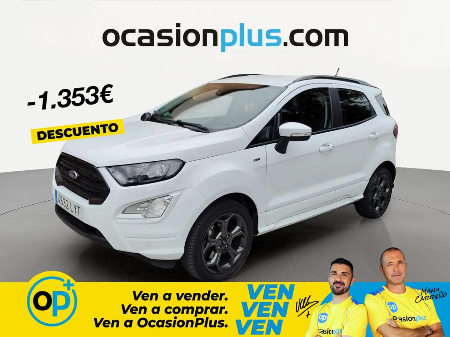 Ford EcoSport 1.0 EcoBoost ST Line 125 Blanco - 1