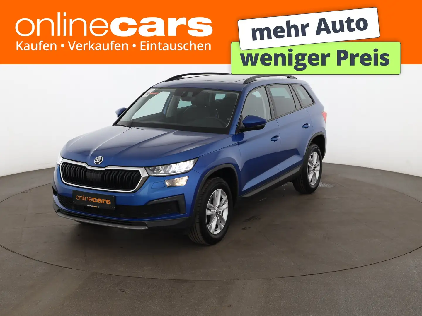 Skoda Kodiaq 2.0 TDI Ambition Aut LED STANDHZ SKY RADAR Blau - 1