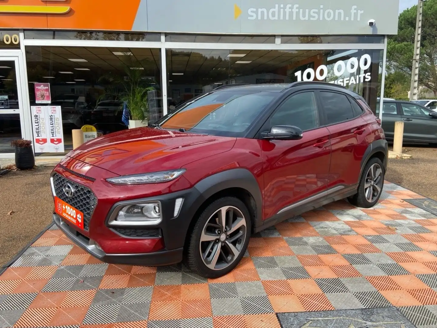 Hyundai KONA 1.0 T-GDI 120 EXECUTIVE Rouge - 1
