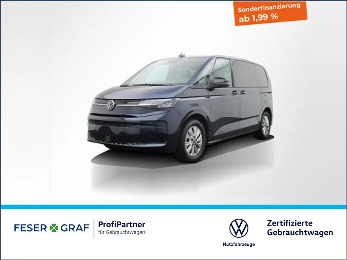 Volkswagen T7 Multivan 2.0TDI Life DSG 7Sitze AHK LED Rückfahrkamera Blau - 1