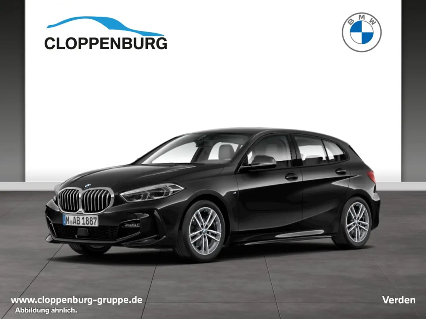 BMW 118 i Navi+SHZ+KeyGO+HiFi+Fernl.Ass+Klimaaut.+BT Schwarz - 1