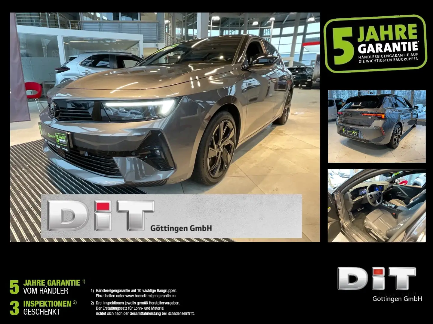 Opel Astra L 1.6 Turbo Plugin GS Line LED+Navi+SHZ+LM Gris - 1