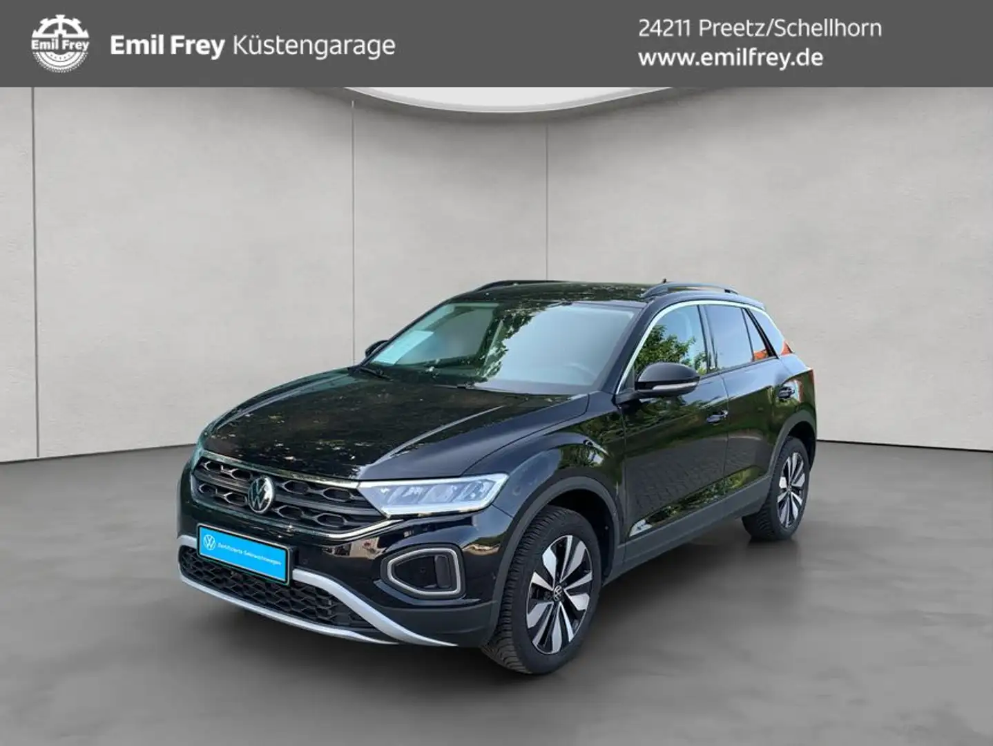 Volkswagen T-Roc 1.5 TSI DSG Move Navi AHK LED GJR Schwarz - 1