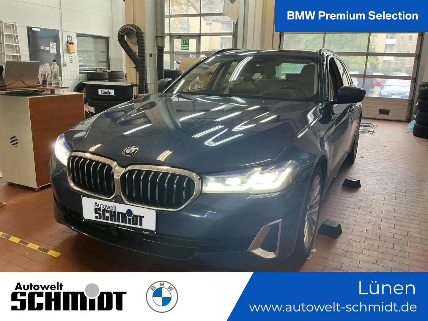 BMW 530 e Touring Luxury Line + 2Jahre-BPS.-GARANTIE Blau - 1
