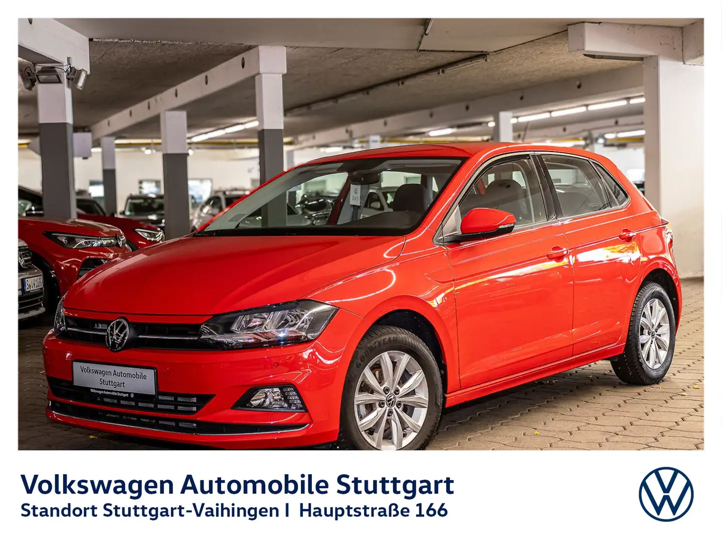 Volkswagen Polo 1.0 TSI Highline DSG SHZ Navi Rouge - 1