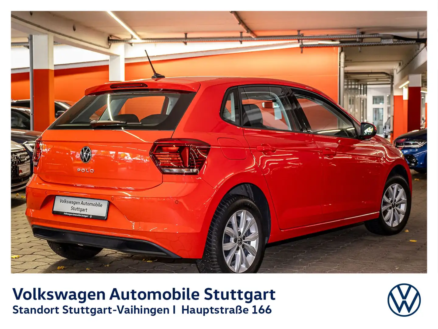 Volkswagen Polo 1.0 TSI Highline DSG SHZ Navi Rouge - 2