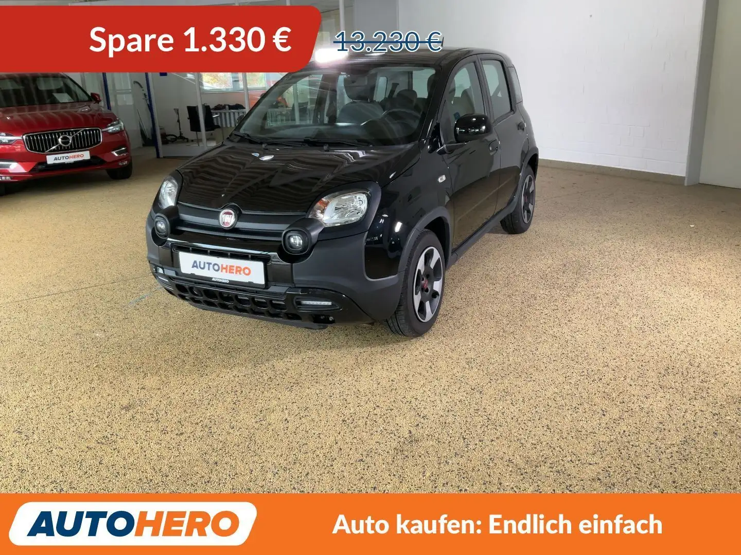 Fiat Panda 1.0 Mild-Hybrid City Plus*KLIMA*GARANTIE* Schwarz - 1