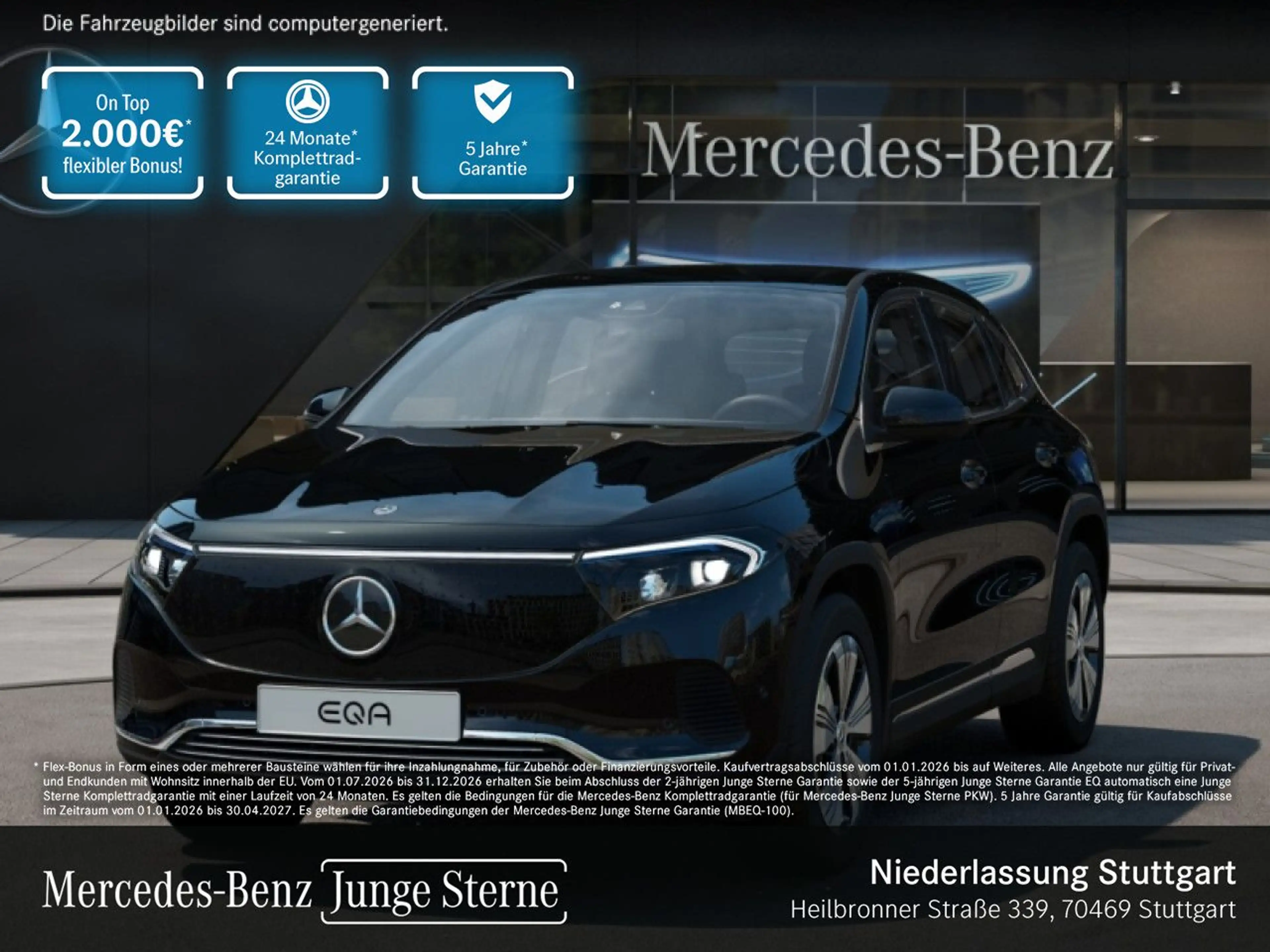 Mercedes-Benz EQA 250 PROG+ADVANCED+KAMERA+SPUR