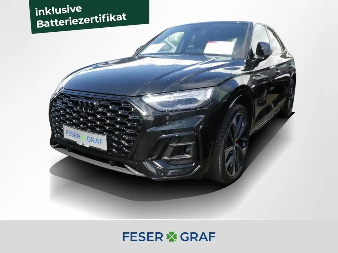 Audi Q5 Sportback 55 TFSI e qu. 2x S line Matrix Pano Schwarz - 1