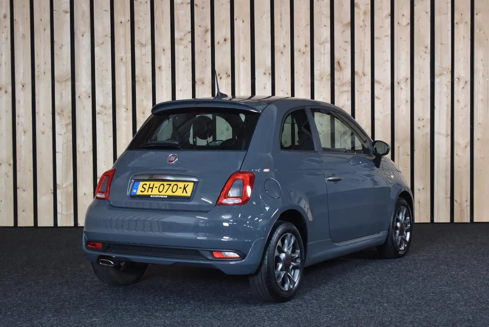 Fiat 500 0.9 TwinAir Turbo Sport 50dkm airco cruise 2e eig. Grau - 2