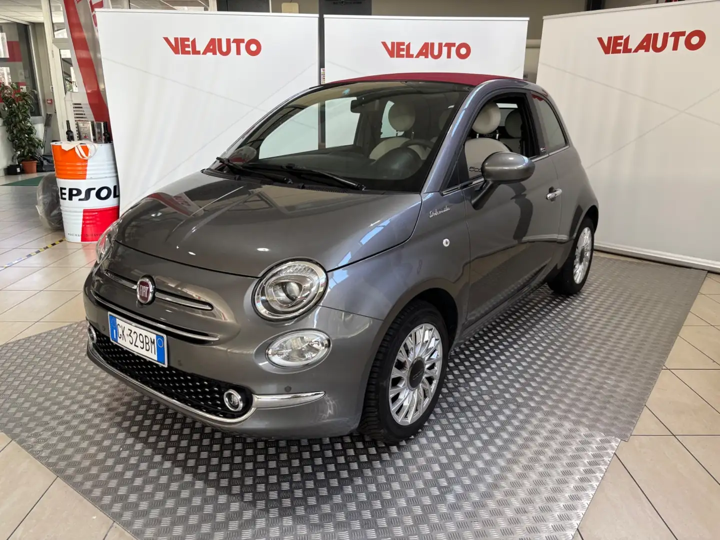 Fiat 500 500 C 1.0 Hybrid Dolcevita Grigio - 2