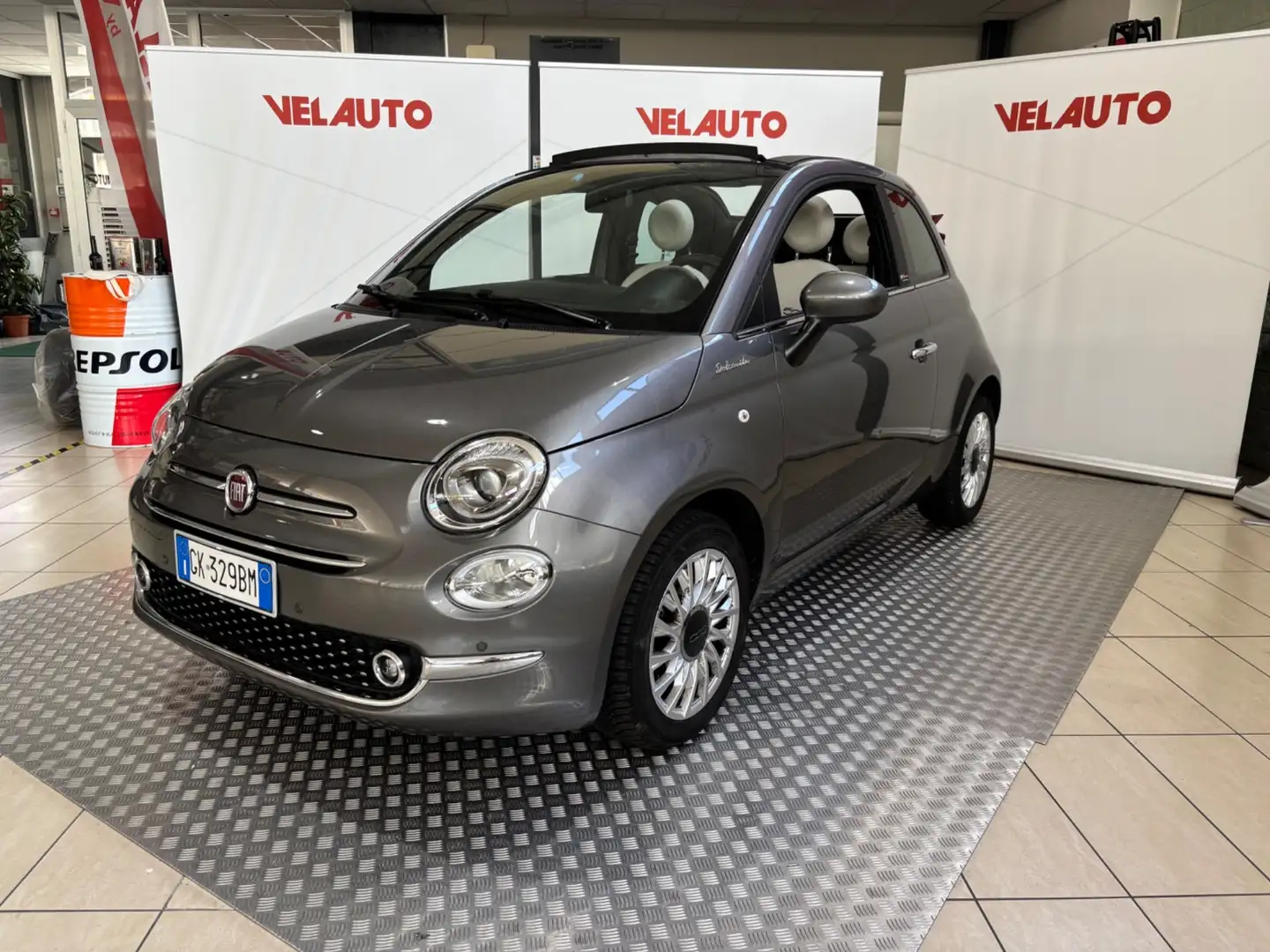 Fiat 500 500 C 1.0 Hybrid Dolcevita Grigio - 1