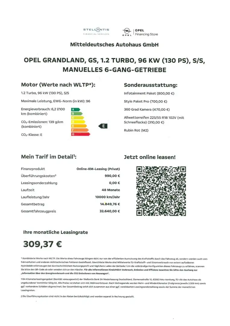 Opel Grandland X Grandland GS Rot - 2