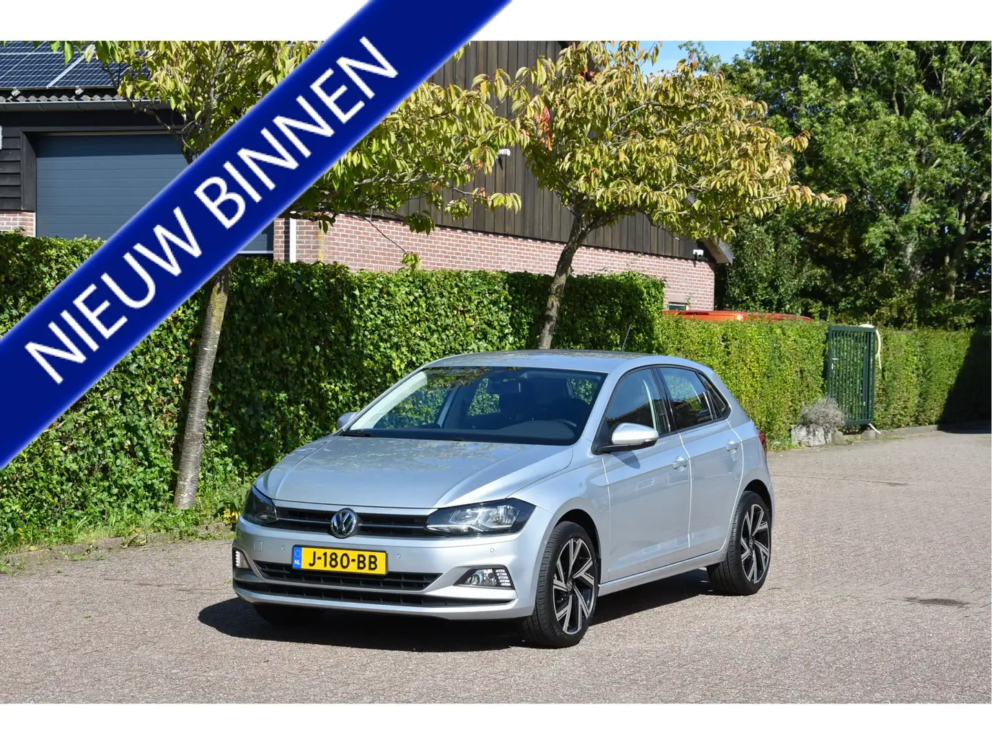 Volkswagen Polo 1.0 TSI 96 PK PDC ECC Navi NAP Carplay Comfortline Grau - 1