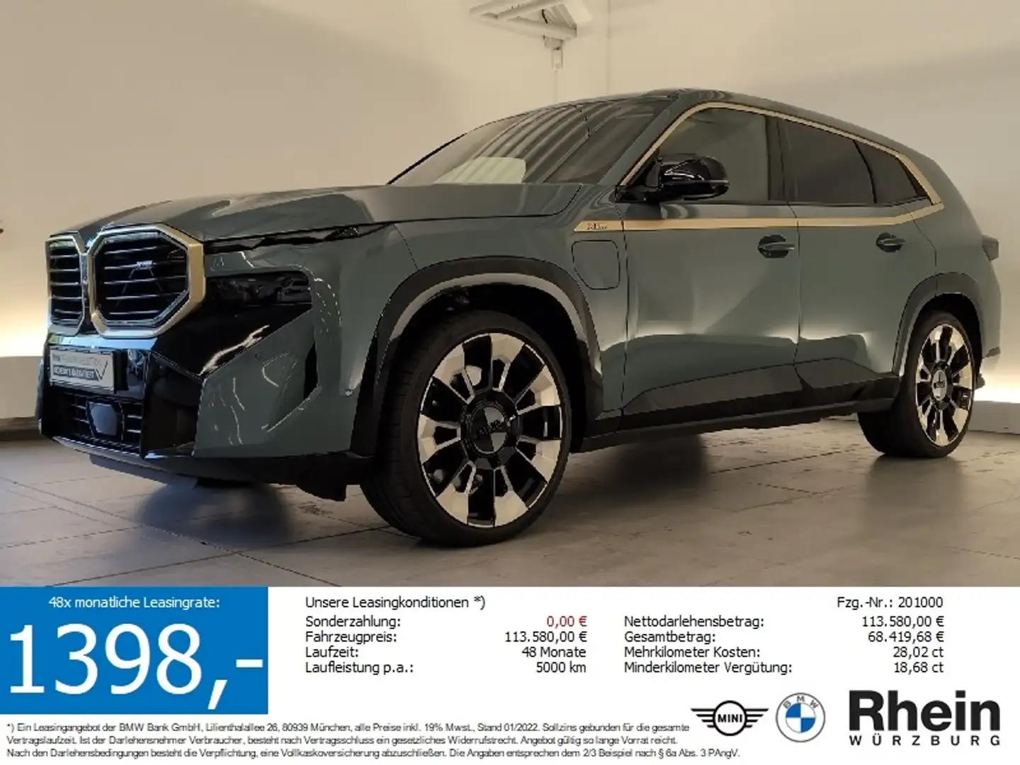 BMW XM H&K/AHK/Ambiente H&K/AHK/Massage/uvm. Grün - 1