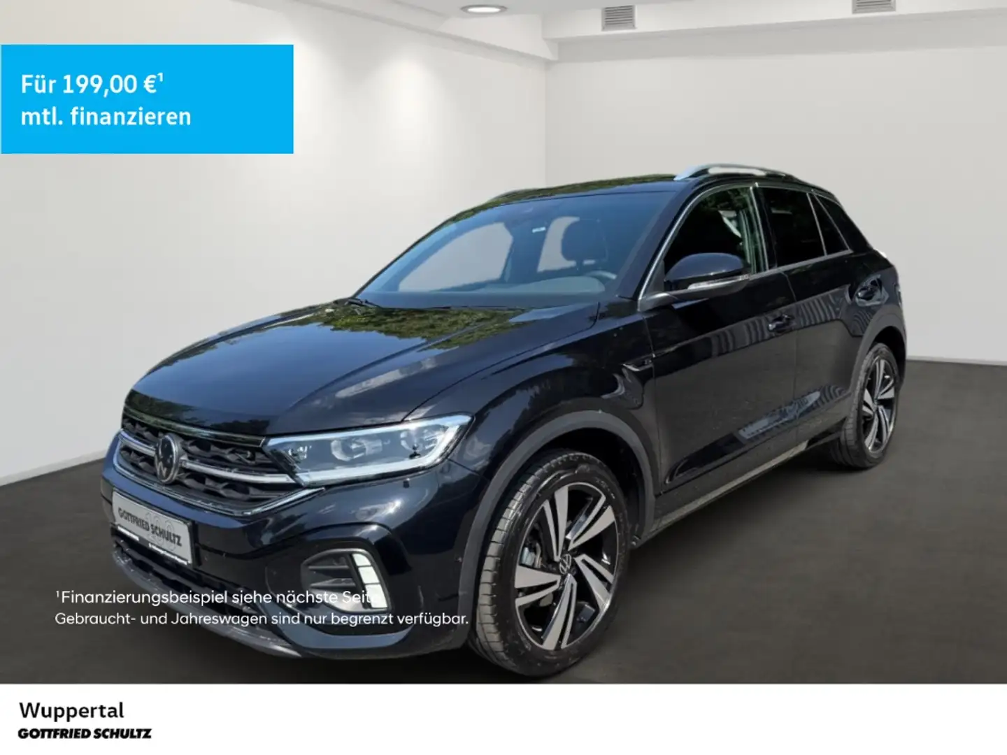 Volkswagen T-Roc 1.5 TSI R-Line DSG NAVI KAM ACC LED SHZ PDC LM Schwarz - 1
