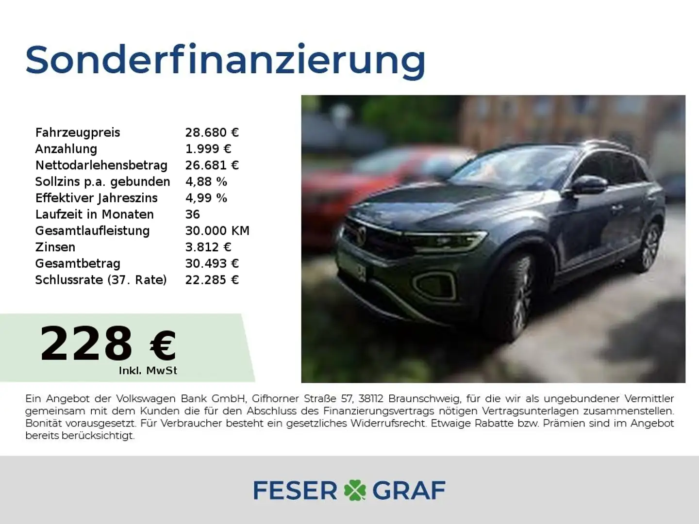 Volkswagen T-Roc MOVE 1.5TSI 110kW DSG AHK Kamera ACC Grau - 1