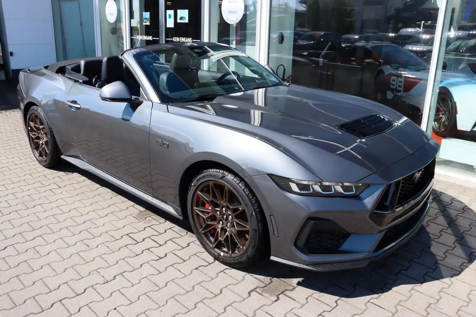 Ford Mustang GT Convertible MagneRide 4,99%FIN BRONZE Grau - 2