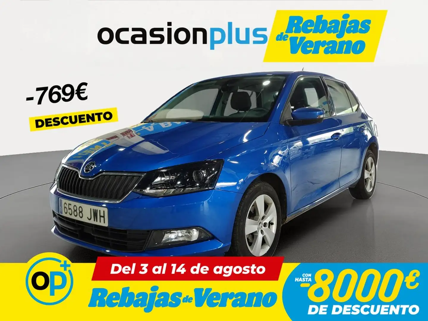 Skoda Fabia 1.2 TSI Like 66kW Azul - 1