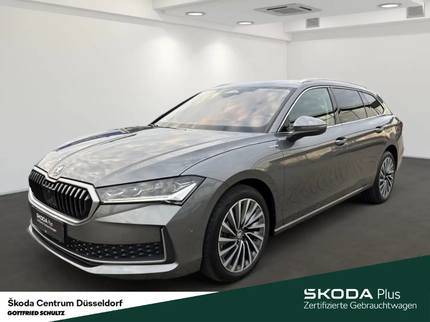 Skoda Superb COMBI L&K 2 0 TDI 142KW 7-GANG AUTOMAT. 4X4 Leder Gris - 1